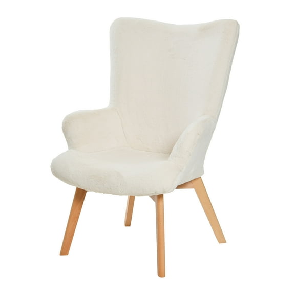 Creative Co-Op Plush Wingback Chair