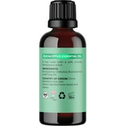Maple Holistics Eucalyptus Essential Oil for Aromatherapy, 1 Fl Oz