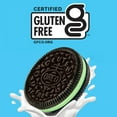 thumbnail image 3 of OREO Gluten Free Mint Creme Chocolate Sandwich Cookies, Gluten Free Cookies, 12.47 Oz, 3 of 11