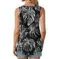 thumbnail image 6 of ZQUUVOU Tank Top For Women Loose Casual Crew-Neck Pleated Tops (Multicolor,2XL), 6 of 6