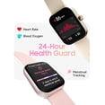 thumbnail image 3 of Reloj inteligente TOOBUR Alexa con pantalla HD integrada IP68 de 1,91", color beige, 3 of 6