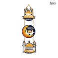 thumbnail image 1 of MYG 2024 Middle East Stars and Moon Paper Door Hanging Decorative Pendant, 1 of 8