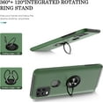 thumbnail image 4 of Moto G Stylus 5G Case, Motorola G Gtylus 5G Case with HD Screen Protector, [Military Grade] Shockproof Protection Case with Magnetic Ring Holder Kickstand Case for Moto G Stylus 5G 2021, Green, 4 of 8