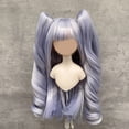 thumbnail image 3 of 2Pcs Soft Silk Roman Curly Doll Hair Wig, Clip Type Curly Hair Weft, for Doll Modification, 3 of 7