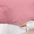 thumbnail image 3 of Collections Etc Bed Tite Soft Microfiber Sheet Set - Includes Flat Sheet, Fitted Sheet, and 2 Pillow Cases, Rose, Queen, 3 of 8