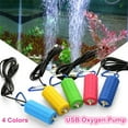 thumbnail image 5 of Yesfashion USB Air Pump for Aquarium and Fish Tank, Ultra Quiet Nano Air Pump with Hanging Buckle and Check Valve, 5 of 7