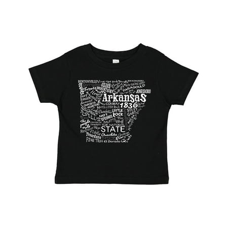 

Inktastic Arkansas State Word Salad Gift Toddler Boy or Toddler Girl T-Shirt