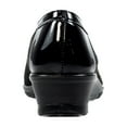 thumbnail image 2 of Lunar Womens Faux Leather Wedge Shoes, 2 of 5