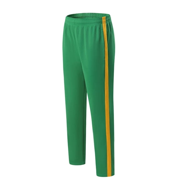 Odeerbi 8-18 Años Niños Niñas Entrenamiento Pantalones Deportivos Pantalones de Algodón de Pierna Ancha Color Sólido Ocio Correr Pantalones Con Bolsillo