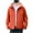Orange, variant on Hvyesh Big and Tall Jackets for Men 2025 Casual Long Sleeve Full Zip Hooded Coat Mens Lightweight Windbreaker Outerwear with Pockets