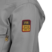 Flame Resistant FR Shirt - 88/12 (Large, Light Grey)