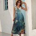 thumbnail image 2 of Mermaid Glitter Fish Scale Girls Art Sleeveless Dress Women's Summer Suit Dresses for Women 2025 Luxury Party Dress, 2 of 7