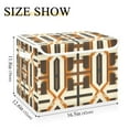 thumbnail image 5 of Yayeee Collapsible Cube Storage Bin with Lid Fabric Closet Decorative Basket with Handles, Beige Geometric, 5 of 7