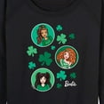 thumbnail image 3 of Barbie - St. Paddys Collage - Women's Lightweight French Terry Long Sleeve Shirt, 3 of 5