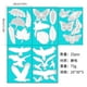 thumbnail image 5 of Xihbxyly Adhesivos para Ventanas con Forma de Colibrí, Anticolisión, para Colisiones con Aves, de Pvc, de Doble Cara, para Interiores, Fáciles de Aplicar y Reorganizar, 1 Unidad., 5 of 5