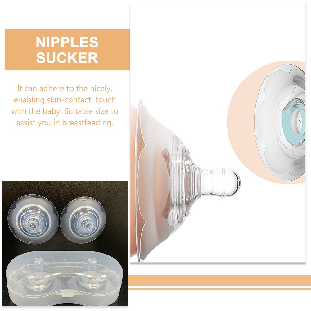 Pretyzoom Contact Transparent Silicone 2 x Nipples