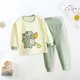 thumbnail image 4 of Gibobby Conjunto de dos piezas de sudadera y pantalón para niños Pantalones de cintura alta de primavera + Camiseta con patrón de dibujos animados lindo(Naranja, 6-12 Meses), 4 of 5