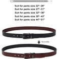 thumbnail image 6 of XIATIAN Women Leather Reversible Belt, Ladies Belt for Jeans with Rotated Buckle, 6 of 7