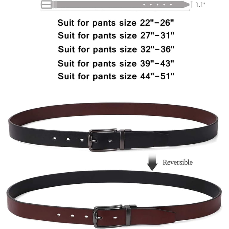 1696 Reversible Womens Belts For Jeans, Black Ladies Belt With Rotating Reversible Womens Belts for Jeans, Black Ladies Belt with  main image 4