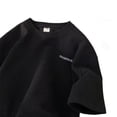 thumbnail image 2 of Mens Oversize Short Sleeve Loose T Shirt Fashion Half Sleeves Youth Waffle Tops, 2 of 5
