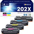 thumbnail image 1 of Pack de 4 Cartuchos de Tóner Alta Capacidad para HP 202X Color, 1 of 6