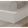 thumbnail image 4 of Nexera Kanso Lit à Plateforme Basse avec Tête de Lit, chêne blanc, 4 of 7