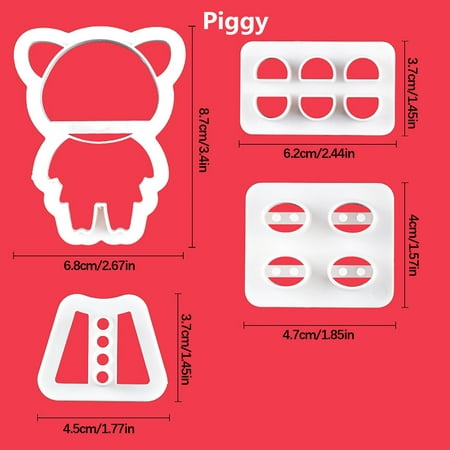 

LnjYIGJ Home & Kitchen Three-dimensional Animal Biscuits Mold DIY Biscuits 3D Plastic Mold Baking