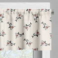 thumbnail image 3 of Ambesonne Shark Window Valance, Aggressive Hungry Fishes, 54" X 18", Grey Red Cream, 3 of 5