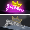 thumbnail image 4 of LED Neon Sign, Neon Lamp Drop  USB Powered Crown Queen  for Party for Kids Room, 4 of 8