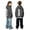 Grey, variant on Bigetiay Girls City Print Pullover Hoodie Long Sleeve Warm Outdoor Casual Sweatshirt for Fall Winter 9-10 Years