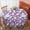 Unicorn And Ice, variant on Unicorn and Heart Purple Pattern Round Tablecloth 70"x70", Wrinkle Resistant Wipeable Table Cover for Kitchen Dining Room Picnic Patio and Party