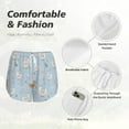 thumbnail image 6 of Picia Funny Chicken Pattern Women's 2 in 1 Athletic Running Shorts High Waisted Workout Casual Gym Sweat Shorts with Comfy Liner Zipper Pockets-Small, 6 of 9