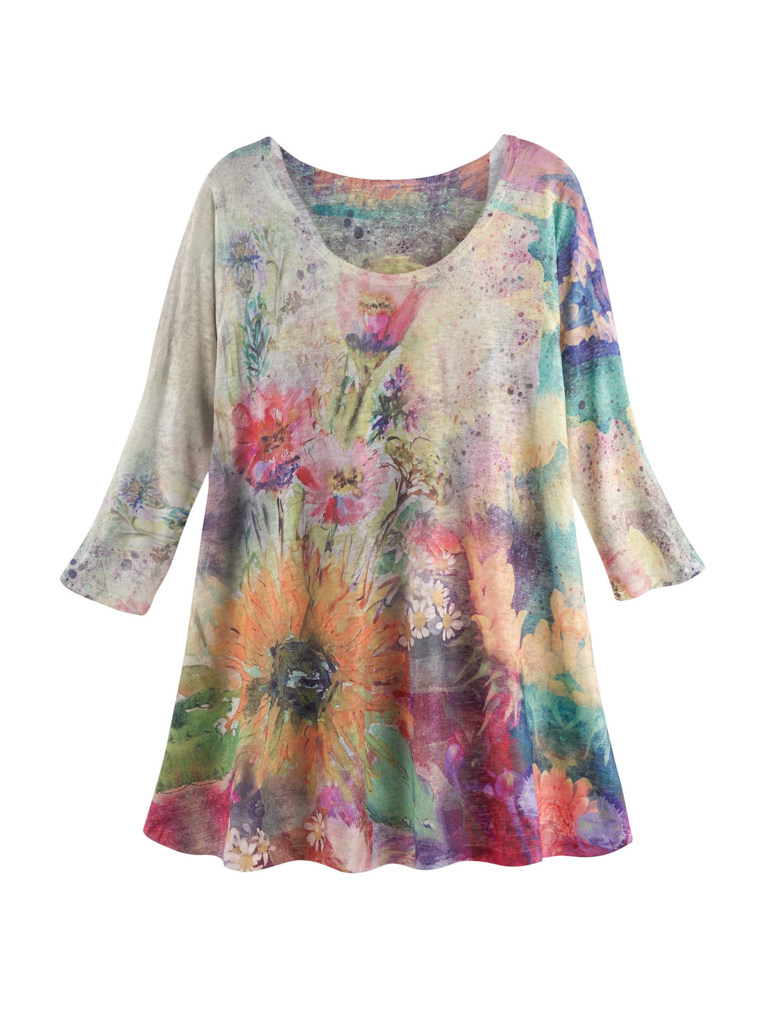 tunic floral dress