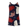 thumbnail image 5 of up to 60% off Gifts Usmixi Womens Dresses for Independence Day 4th of July Patriotic Casual Loose Swing Strap Tank Mini Dresses Sleeveless Crewneck USA Flag Print Short 2023 Summer Dress Dark Blue m, 5 of 5