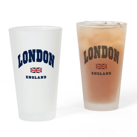CafePress - London England Union Jack - Pint Glass, Drinking Glass, 16 oz. CafePress