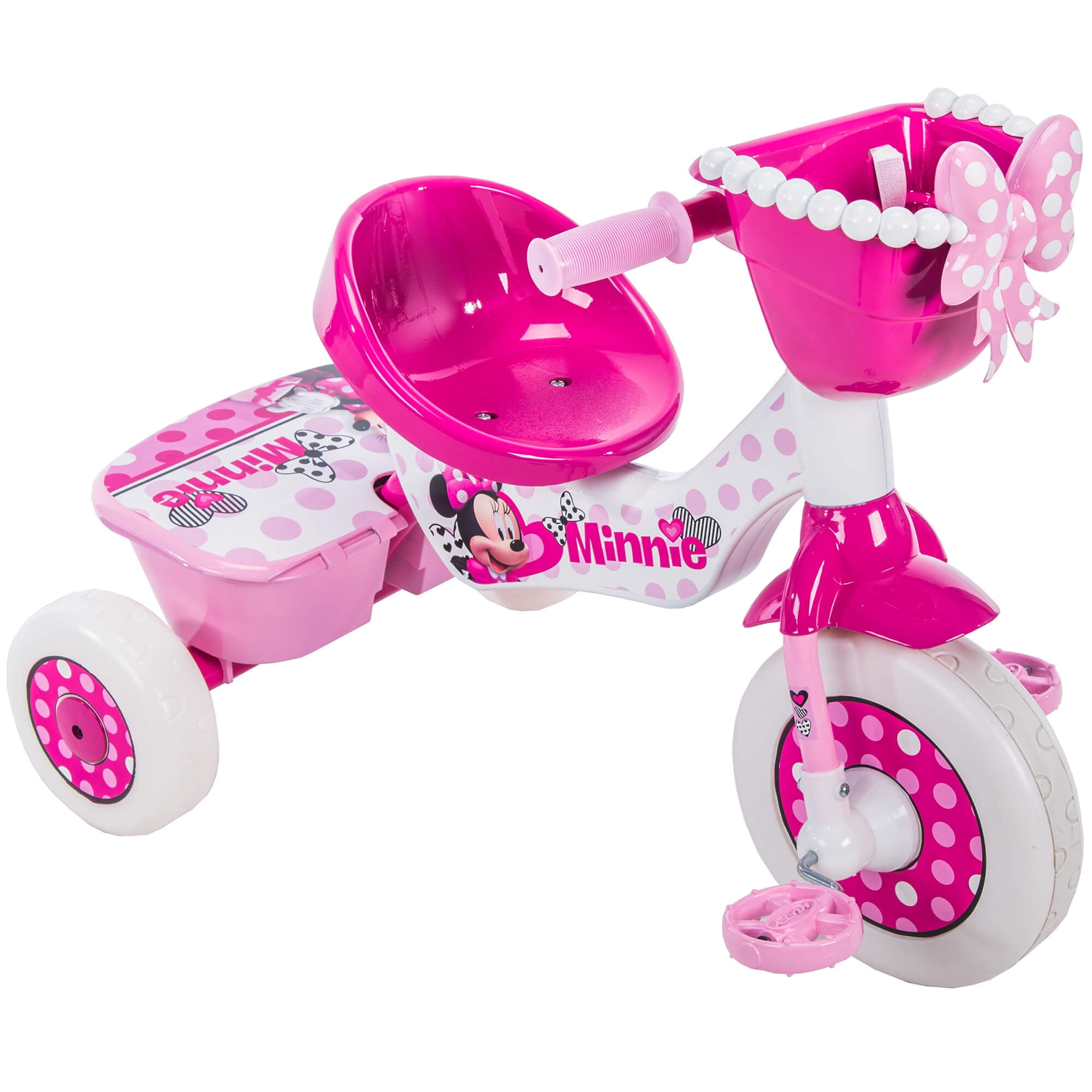 disney's minnie mouse racing trike from huffy