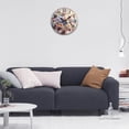 thumbnail image 5 of Wall Clock Silent without Ticking-Flower Romantic Pattern Funny Living Room and Kitchen Wall Clock, Battery Powered, Suitable for Home/Office/Classroom/School, 5 of 6