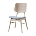 thumbnail image 6 of New Classic Furniture Oscar 3-piece Wood Dining Set in White Ash, 6 of 10