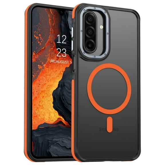 GAOBAO Samsung Galaxy A17 5G Case, Magnetic Translucent Matte Anti-Slip Edge Design Slim Thin Shockproof Protective Phone Cover for Galaxy A17 5G