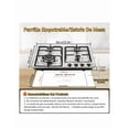 thumbnail image 3 of Parrilla De Gas Empotrable Estufa De Mesa 4 Quemadores Acero Inoxidable, 3 of 5