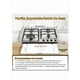 thumbnail image 3 of Parrilla De Gas Empotrable Estufa De Mesa 4 Quemadores Acero Inoxidable, 3 of 5