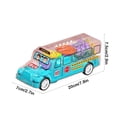 thumbnail image 2 of Juguete de autobús de engranajes transparente con luces giratorias de colores y música | Vehículo iluminado autodireccional | Juego de rompecabezas interactivo para jugar en interiores | Azul, 2 of 6