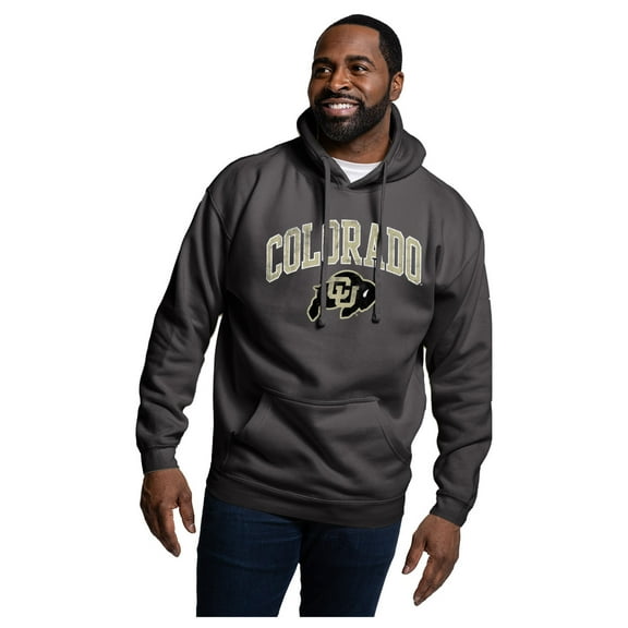 Men's League Collegiate Wear Black Colorado Buffaloes Essentials 2.0 Fleece Pullover Hoodie