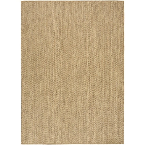 Nourison Horizon 4' x 6' Natural Fabric Area Rug