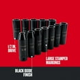 thumbnail image 3 of Craftsman 12 Piece 1/2" SAE Deep Impact Socket Set, 3 of 4