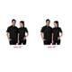 thumbnail image 4 of Advancent Uniforme de Chef de algodón, camisas de manga corta para hombres, botones de delantal, suministros ajustables para el hogar, bandas Type1 NO1, 4 of 6