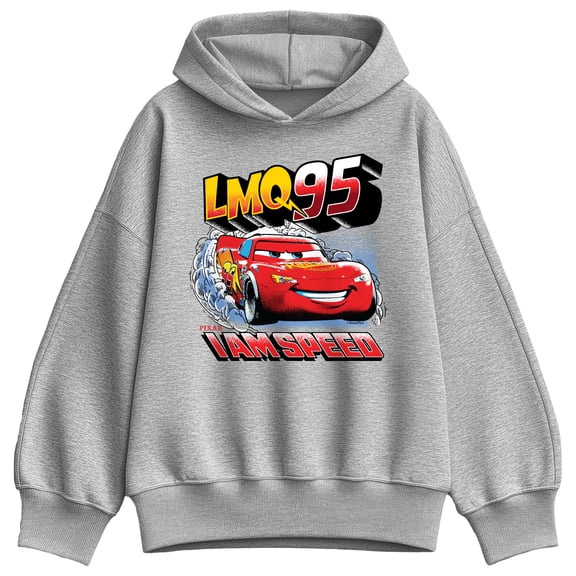 Cars - Lightning McQueen Retro - Women's Oversized Fleece Hoodie Sweatshirt