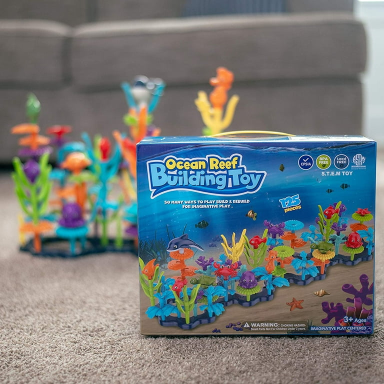 KC Republic Ocean Reef Building Toy Set for Toddlers and Kids Age - Main Image