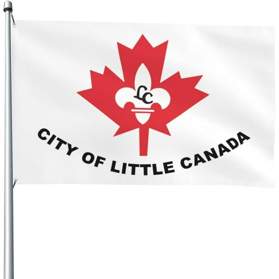 Heavy Duty Flag Of Little Canada, Minnesota Flag 4x6 Ft Durable Outdoor Banner Home Party Welcome Flag Patio Decor Flag