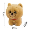 thumbnail image 3 of RUIG 20cm Corgi Dog Plush Stuffed Animal with Floppy Ears, Hypoallergenic Nursery Decor, Office Desk Companion Gift for Dog Lovers, Machine-Washable Soft Toy (Brown/White), 3 of 8